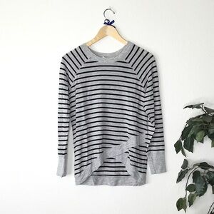 Workshop Republic Clothing Striped Long Sleeve Top